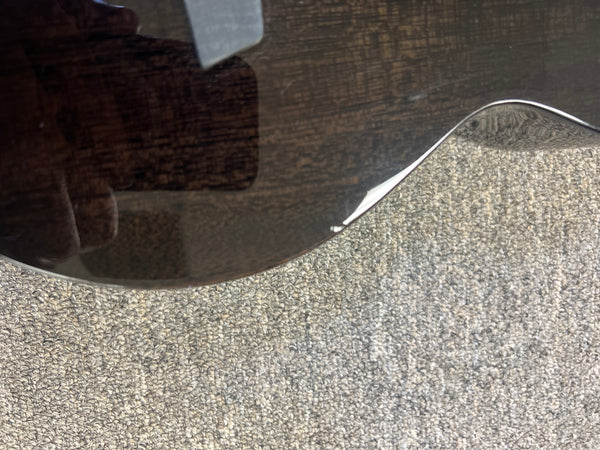 Enya EUT-MAD-DR Solid Mahogany Black Electric Tenor Ukulele w/Case - Pre Loved