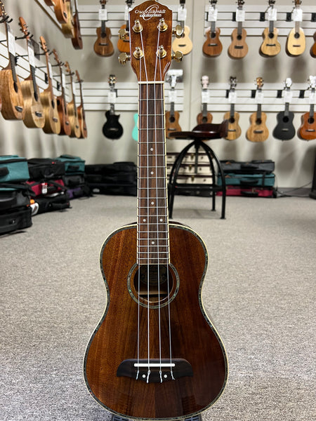 Oscar Schmidt OU5C Koa Concert Ukulele w/Case - Pre Loved