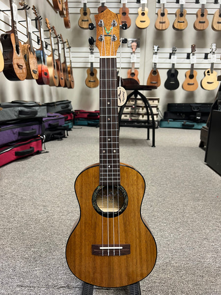 KUMU TF-72 Koa Thin Body Tenor Ukulele - Travel Ukulele