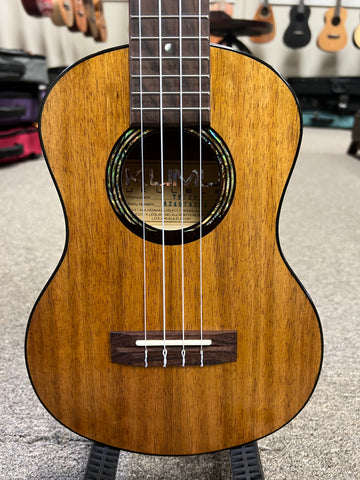 KUMU TF-72 Koa Thin Body Tenor Ukulele - Travel Ukulele