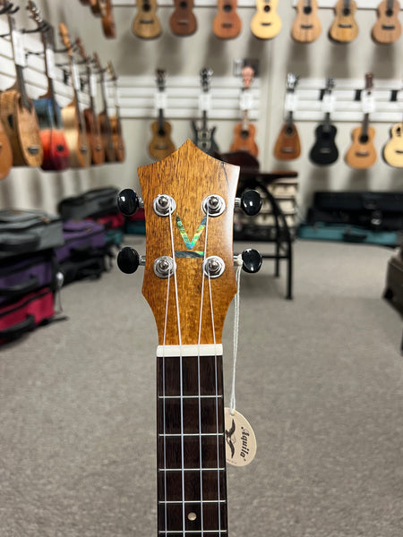 KUMU TF-72 Koa Thin Body Tenor Ukulele - Travel Ukulele