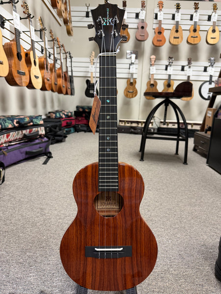 KoAloha KTMS-00 Slimline Solid Koa Tenor Ukulele w/Case #1 - Made in Hawaii !!