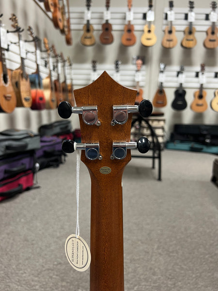 KUMU TF-72 Koa Thin Body Tenor Ukulele - Travel Ukulele