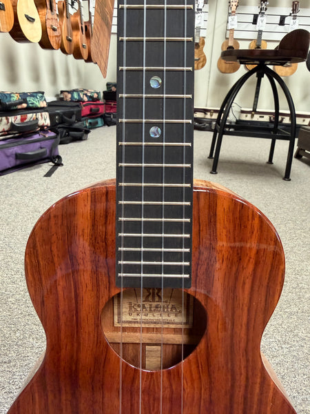 KoAloha KTMS-00 Slimline Solid Koa Tenor Ukulele w/Case #1 - Made in Hawaii !!
