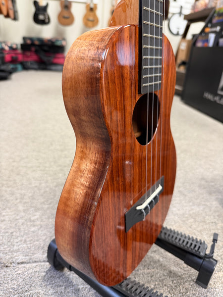 KoAloha KTMS-00 Slimline Solid Koa Tenor Ukulele w/Case #1 - Made in Hawaii !!