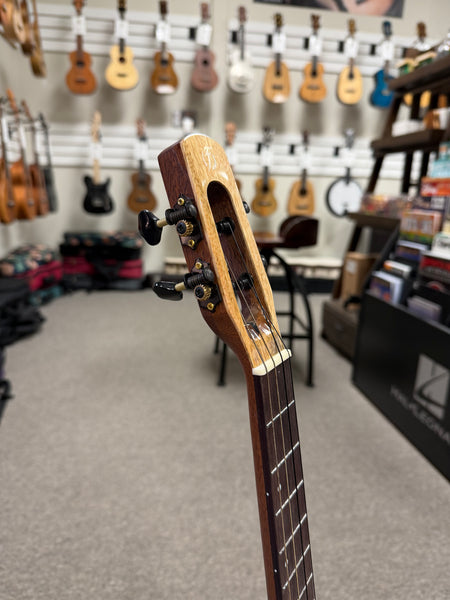 Flight Fireball Solid Mango Electric Baritone Ukulele w/Case #1 - Royal Series