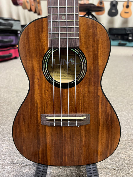 KUMU CF-52A Koa Thin Body Concert Ukulele - Travel Uke