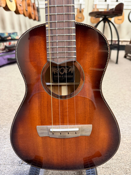 Oli X1SP-TMH-VB Solid Mahogany Tenor Ukulele w/Case - Vintage Burst