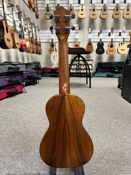 KUMU CF-52A Koa Thin Body Concert Ukulele - Travel Uke