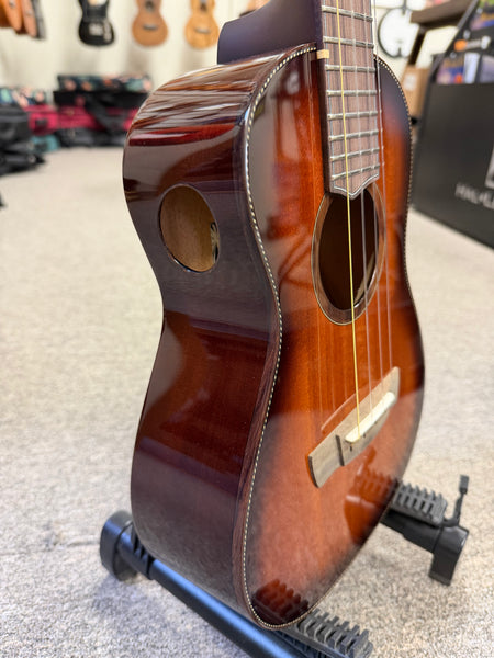 Oli X1SP-TMH-VB Solid Mahogany Tenor Ukulele w/Case - Vintage Burst