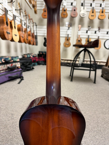 Oli X1SP-TMH-VB Solid Mahogany Tenor Ukulele w/Case - Vintage Burst