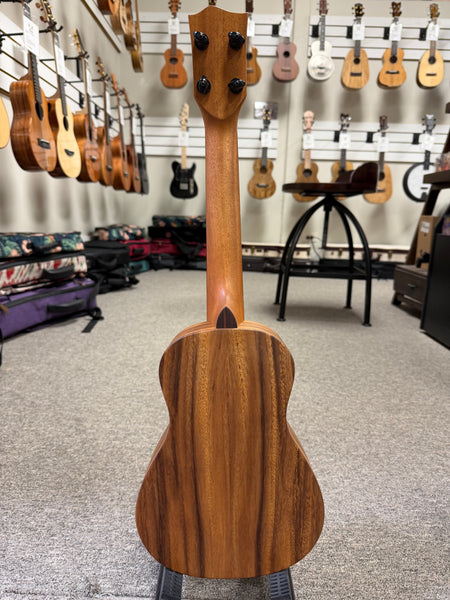 Oli L1-CCAS Solid Cedar/Acacia Satin Concert Ukulele w/Case