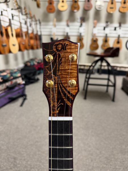 Oli L2-TK Uhi Solid Koa Tenor Ukulele w/Case