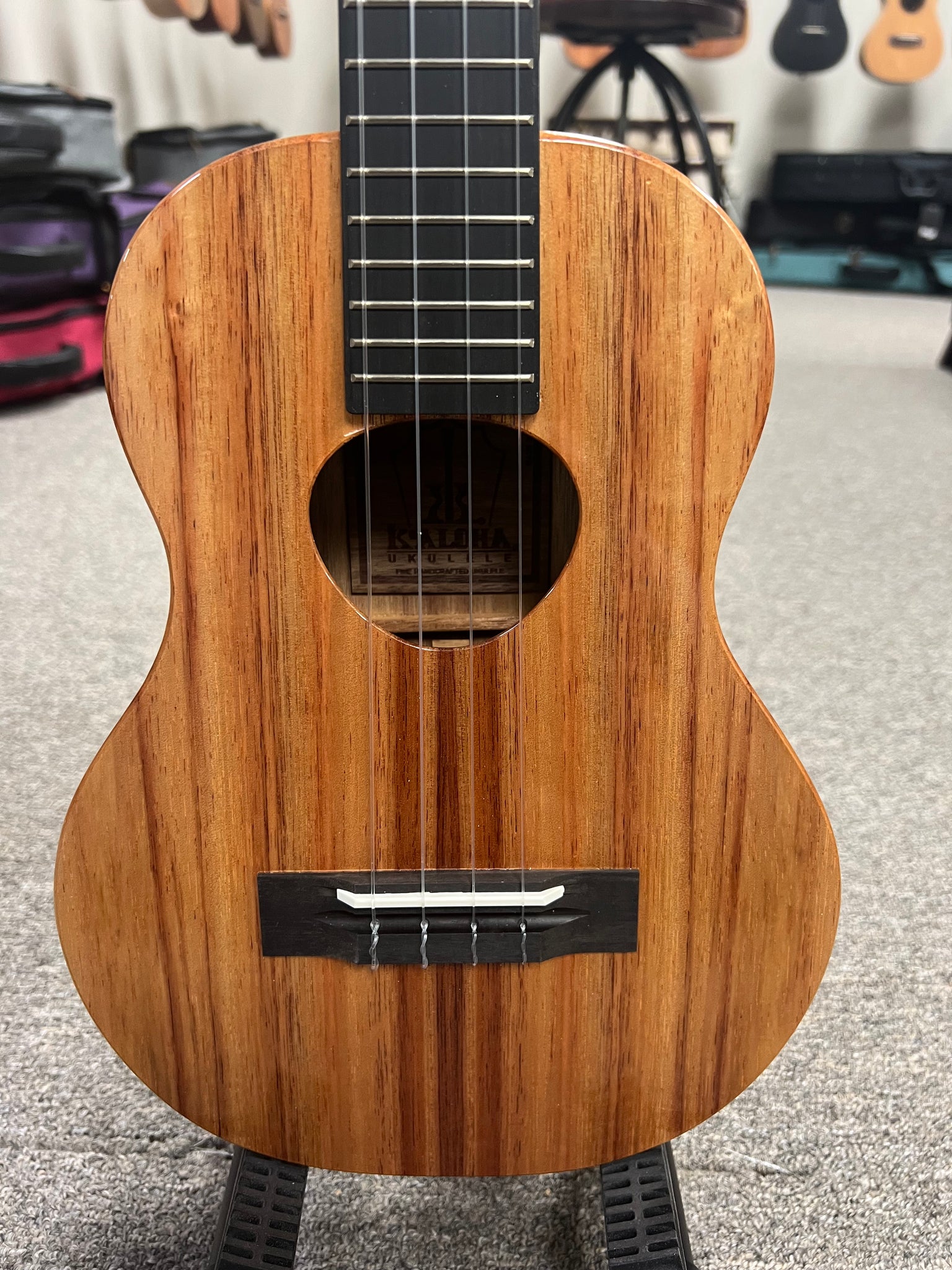 KoAloha KTM-00 Solid Koa Tenor Ukulele w/Case #4 - Made In Hawaii