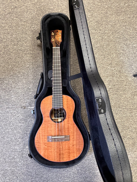 Oli L2-TK Uhi Solid Koa Tenor Ukulele w/Case