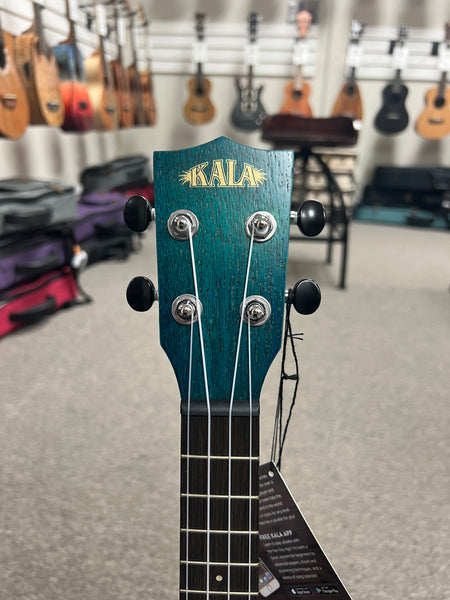 KALA KA-CEMB Concert Ukulele - Exotic Mahogany -Kala KACEMB Blue Uke