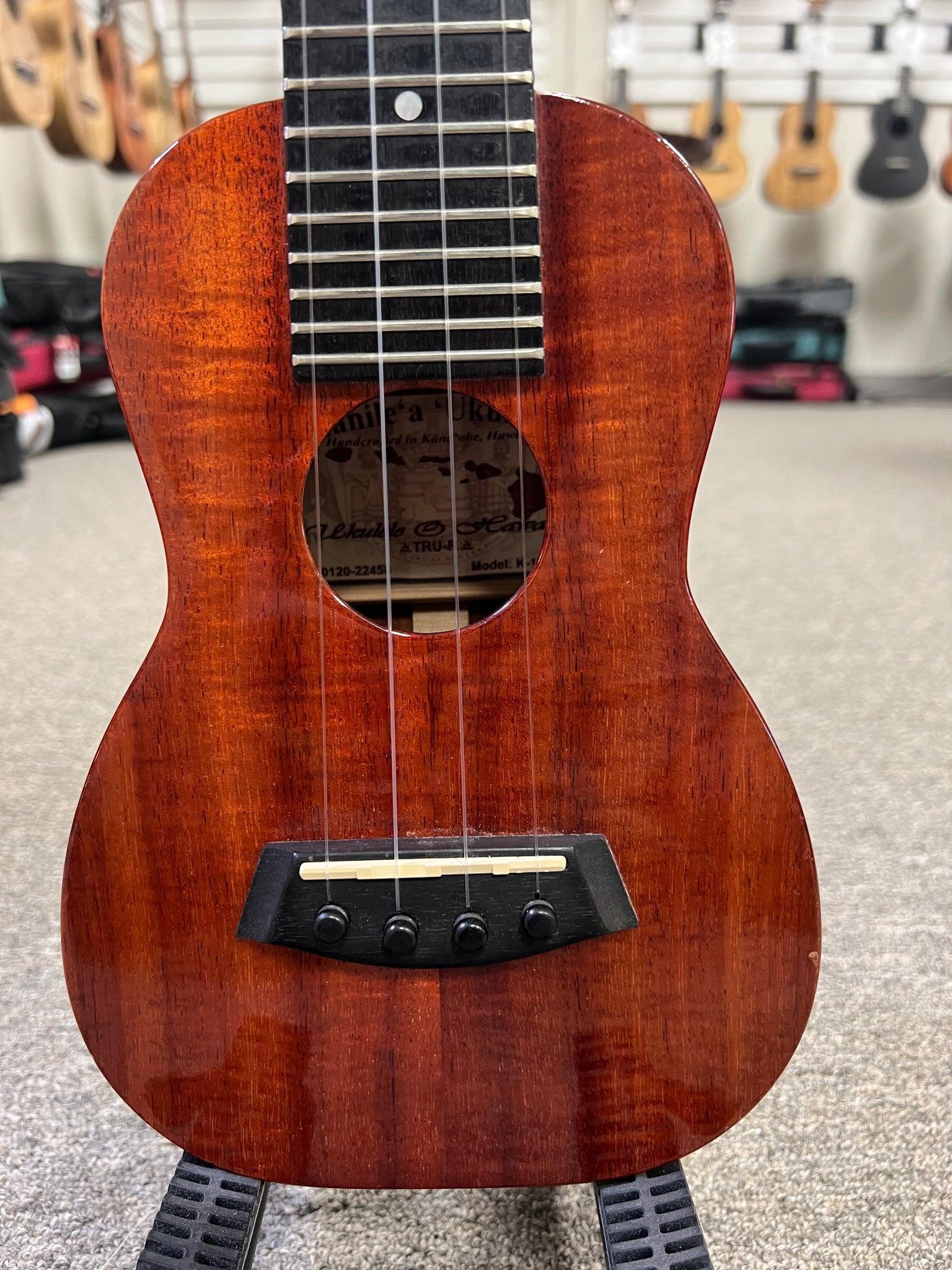 Kanile'a K1-S Solid Deluxe Koa Soprano Ukulele w/Case - Pre-Loved - Made in Hawaii