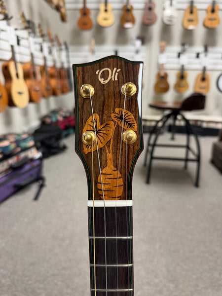 Oli X2-BM Kalo Solid Mahogany Baritone Ukulele w/Case