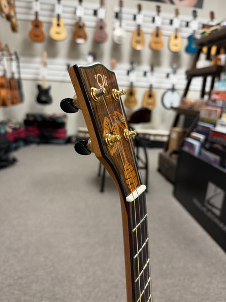Oli X2-BM Kalo Solid Mahogany Baritone Ukulele w/Case