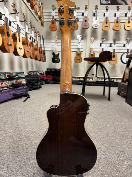 LANIKAI MRS-CEC Solid Morado Electric Concert Ukulele w/Case - Cutaway/Fishman Pickup