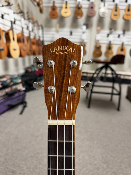 LANIKAI MRS-CET Solid Morado Electric Tenor Ukulele w/Case - Cutaway/Fishman Pickup