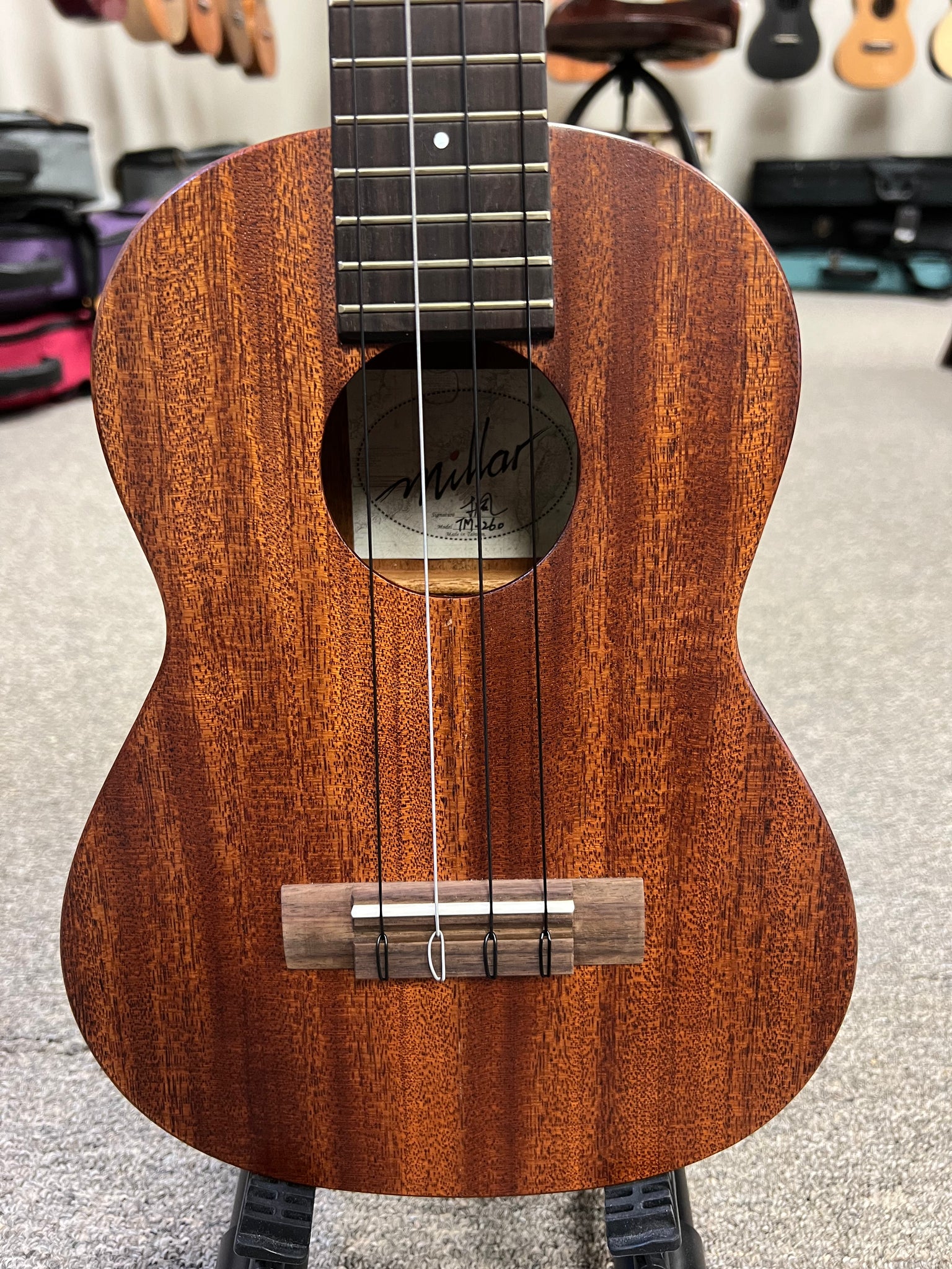 Millar TM-260 Solid Mahogany Tenor Ukulele