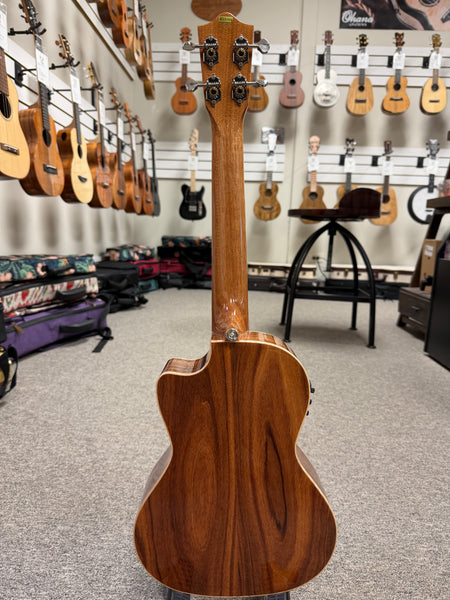 LANIKAI MRS-CET Solid Morado Electric Tenor Ukulele w/Case - Cutaway/Fishman Pickup