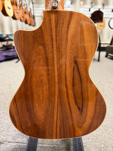 LANIKAI MRS-CET Solid Morado Electric Tenor Ukulele w/Case - Cutaway/Fishman Pickup