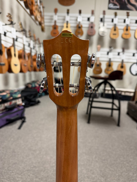 LANIKAI QM-NACET Quilted Maple Electric Tenor Ukulele w/Case - Natural