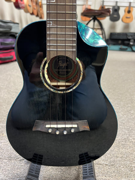 Flight Nighthawk Electric Concert Ukulele w/Case