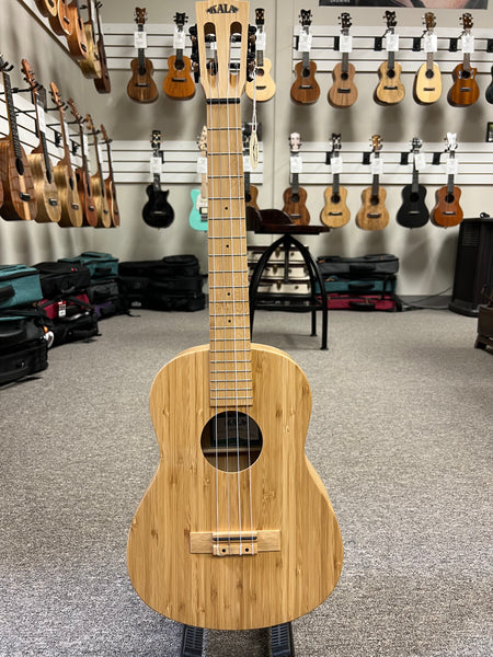 KALA KA-BMB-B Solid Bamboo Baritone Ukulele - Kala Solid Bamboo Baritone Uke