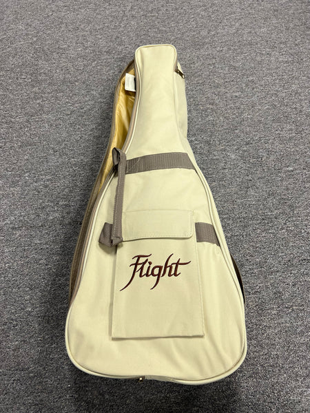 Flight DUB Mahogany Electric Acoustic Bass Ukulele w/Case