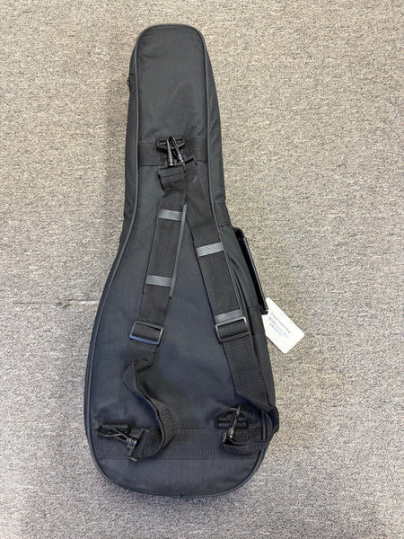 OHANA Custom Solid Body Steel String Electric Tenor Ukulele w/Case - Wine Red