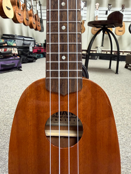 OHANA TPK-25G Solid Mahogany Short Scale Sopranino Pineapple Ukulele - Soprano