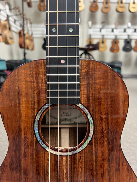 Kanile'a KPA-B Solid Koa Baritone Ukulele w/Case - Made in Hawaii