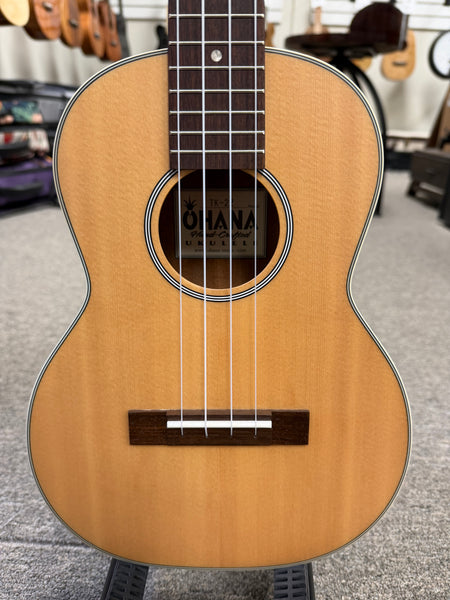 Ohana TK-22 Solid Spruce/Mahogany Tenor Ukulele