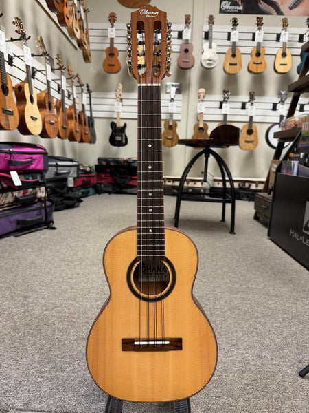 OHANA TK-70-8 Solid Spruce/Mahogany 8 String Tenor Ukulele