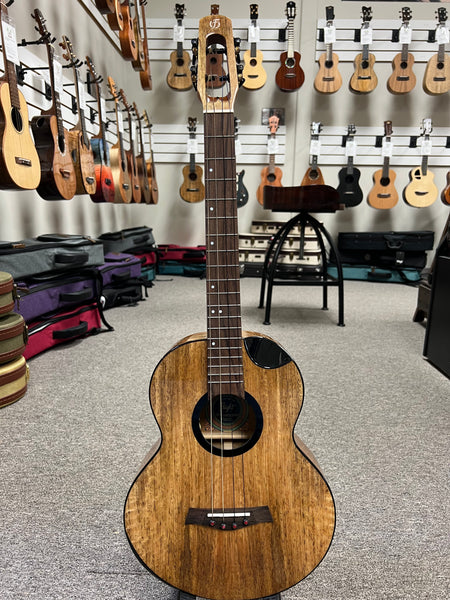 Flight Fireball Solid Mango Electric Baritone Ukulele w/Case #2 - Royal Series