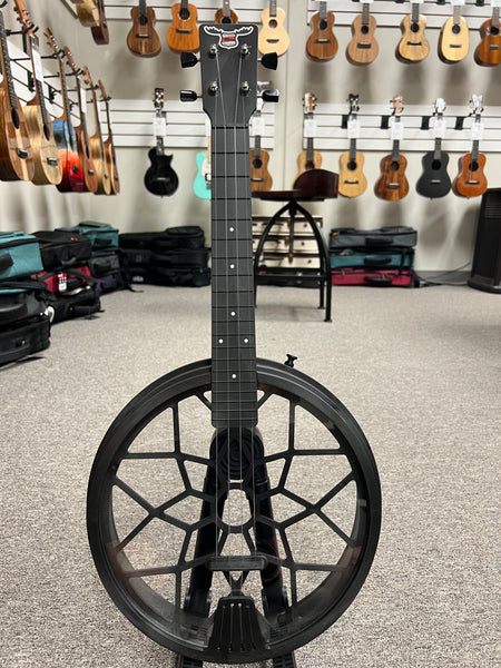 OUTDOOR Tenor Banjolele Ukulele  - Carbon Nickel - Clear Head - Weatheproof Travel Uke