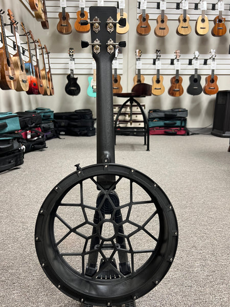 OUTDOOR Tenor Banjolele Ukulele  - Carbon Nickel - Clear Head - Weatheproof Travel Uke