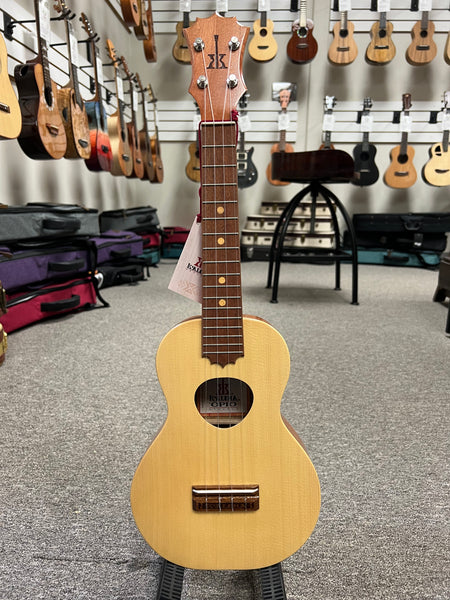KoAloha KCO-10S Concert Ukulele Opio w/Case - Solid Spruce/Solid Acacia