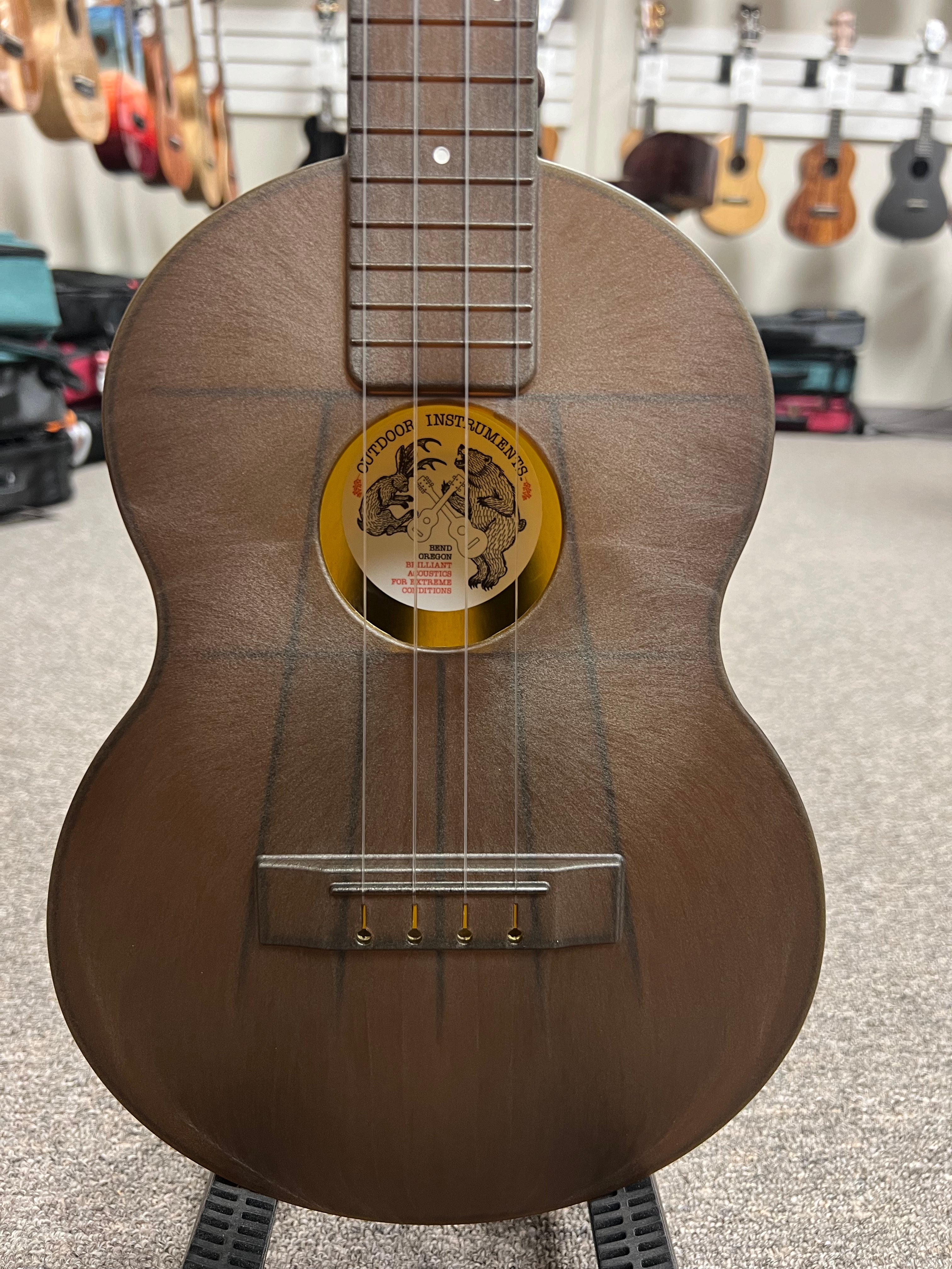 OUTDOOR Tenor Ukulele - Brown Nickel - Travel Uke