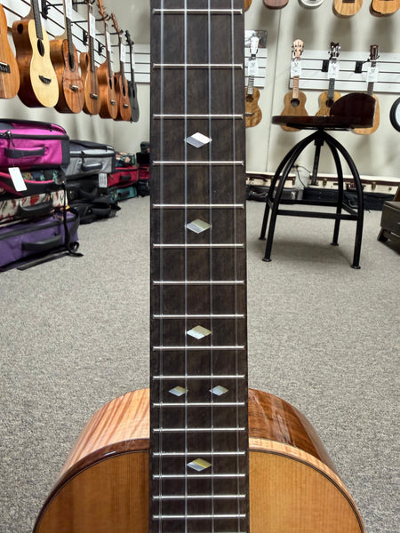 KoAloha Red Label Solid Cedar/Spruce and Rosewood/Flamed Maple Custom Tenor Ukulele w/Case - Pre Loved