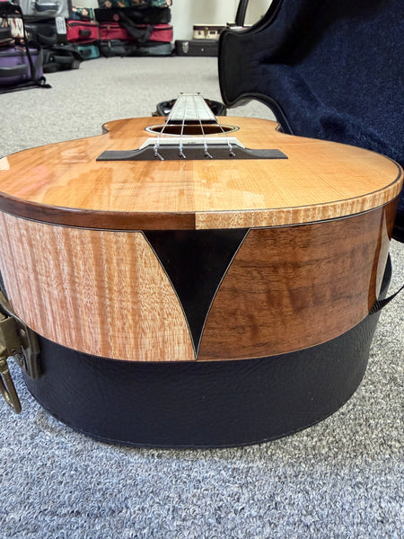 KoAloha Red Label Solid Cedar/Spruce and Rosewood/Flamed Maple Custom Tenor Ukulele w/Case - Pre Loved