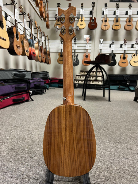 Makaio MKTP-10 Koa Pineapple Concert Long Neck Ukulele w/Case