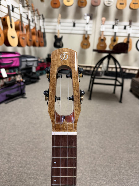 Flight Fireball Solid Mango Electric Soprano Ukulele w/Case - Royal Series