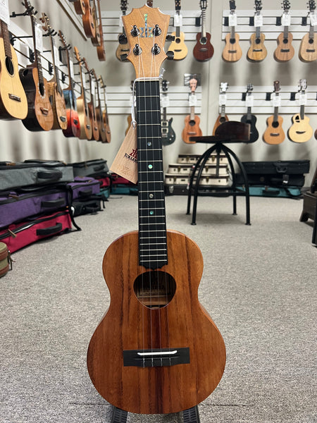 KoAloha KTM-10 Solid Koa Pikake Tenor Ukulele w/Case #1 - Made In Hawaii - Satin Finish