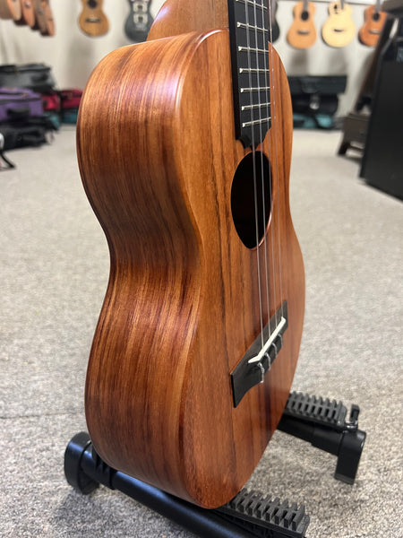 KoAloha KTM-10 Solid Koa Pikake Tenor Ukulele w/Case #1 - Made In Hawaii - Satin Finish