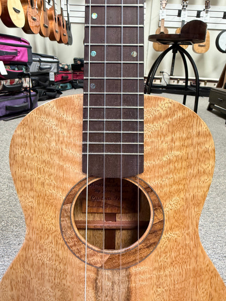Heritage Custom Solid Mango Tenor Ukulele w/Case - Pre-Loved - Made in Hawaii