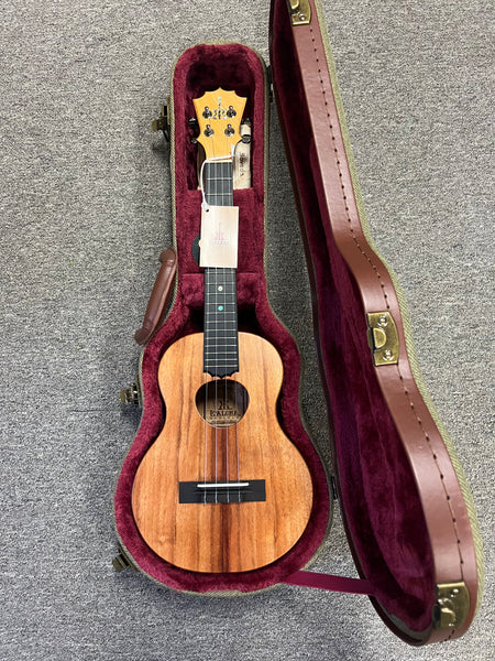 KoAloha KTM-10 Solid Koa Pikake Tenor Ukulele w/Case #1 - Made In Hawaii - Satin Finish